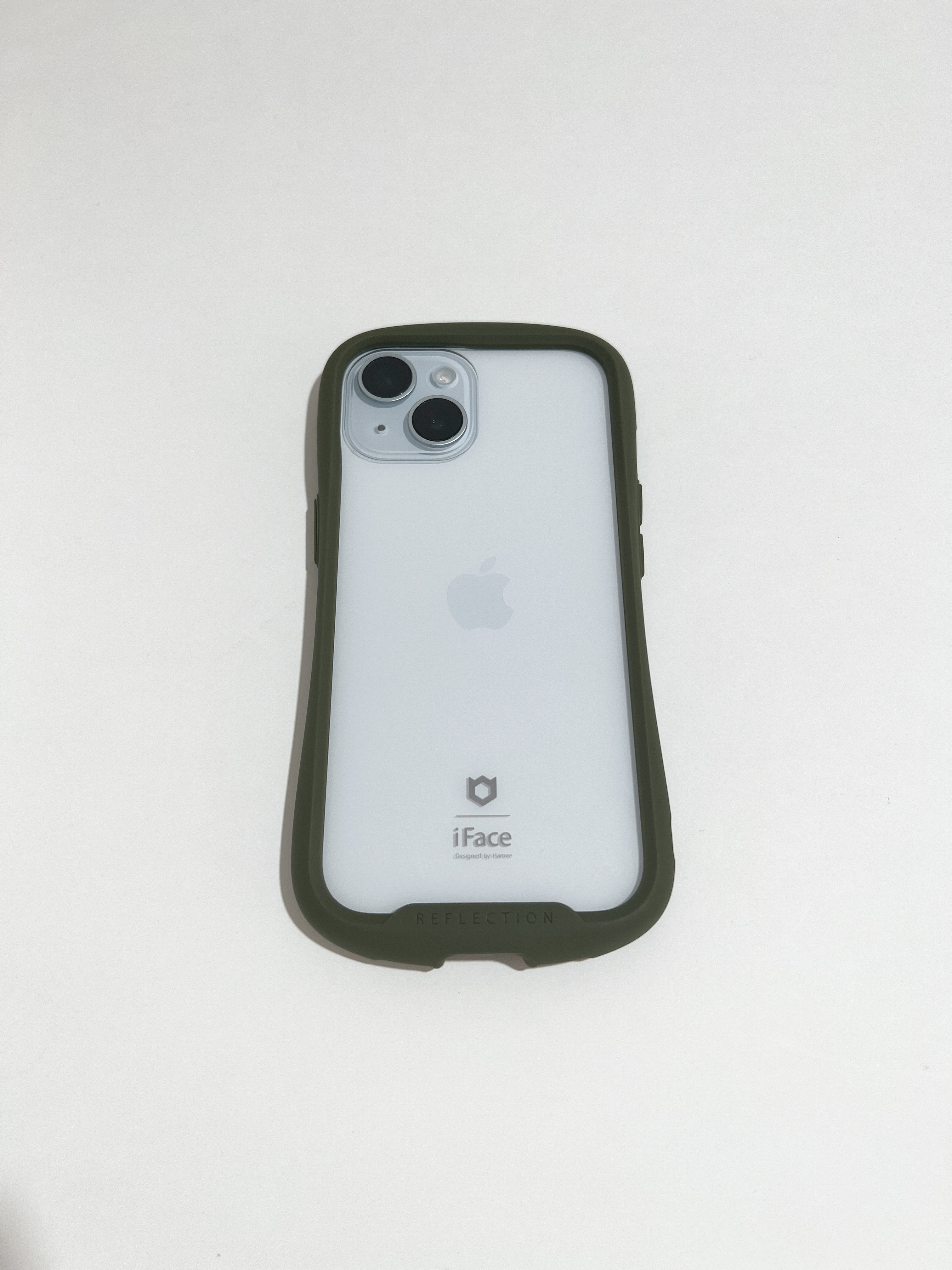 familiar iPhone15 ブルーグレー ケース familiar iPhone15 ブルー