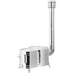 ステンレス 時計1型薪ストーブセット 1セット ホンマ製作所 【通販