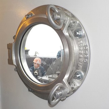 開閉式船用丸窓(アルミ鋳造製) 関西マリーン 舷窓/扉/ハッチ 【通販