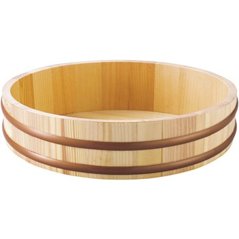 天然木盛込桶 クリアー(樹脂タガ仕様)桶のみ 用美(ヤマコー) 餅箱・木