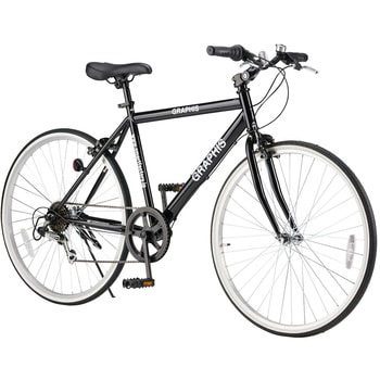 クロスバイク 6段変速 GRAPHIS シティーサイクル 【通販モノタロウ】