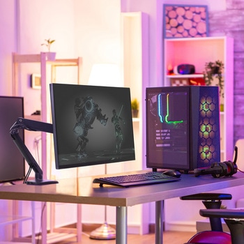 45-486-224 エルゴトロン MXV モニターアーム スリムタイプ マット