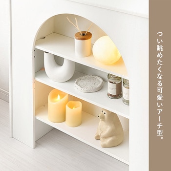 MCC-6899WH 【完成品】 コード穴つき マントルピース 幅60/幅80 萩原