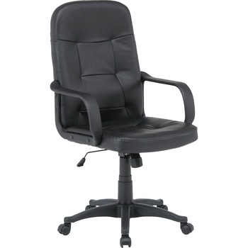 38044 レザーチェアー HF66 ブラック Ⅱ 1脚 不二貿易 【通販モノタロウ】