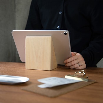 MK-909 木製タブレットスタンド 1個 クルーズ 【通販モノタロウ】