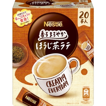 12423198 ネスレ 香るまろやか ほうじ茶ラテ 20P 1ケース(20パック×12