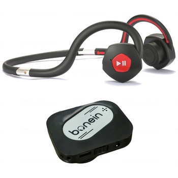 BN-702TB 会話用ワイヤレス骨伝導ヘッドホン BN-702T/ブラック/- 1個