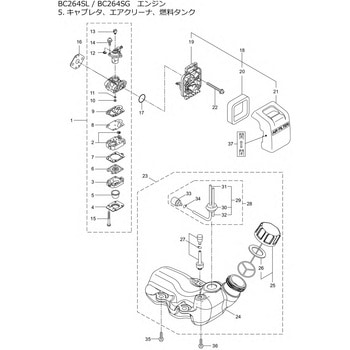 273467 フューエルタンク 1個 BIGM(丸山製作所) 【通販モノタロウ】