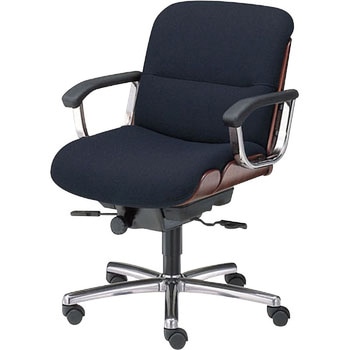 役員用チェア EX-600シリーズ_背ローズウッド色タイプ 内田洋行 レザー