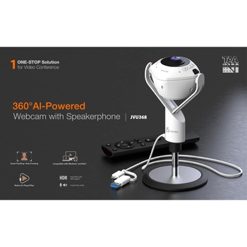 JVU368 USB スピーカーフォン搭載 360°パノラマ Webカメラ j5 create