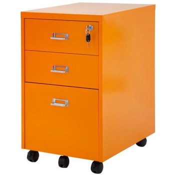 スチール製デスク下ワゴン スマイル[家具] 脇机・ワゴン 【通販