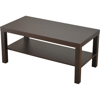 リビングテーブル 棚付き YAMAZEN(山善) センターテーブル・リビング