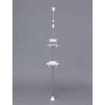 ステンレス浴室突っ張りラック アイリスオーヤマ ランドリーラック