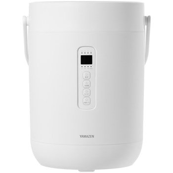 KS-GC282(W) スチーム式加湿器 容量 2.8L 急速モード搭載 1台 YAMAZEN