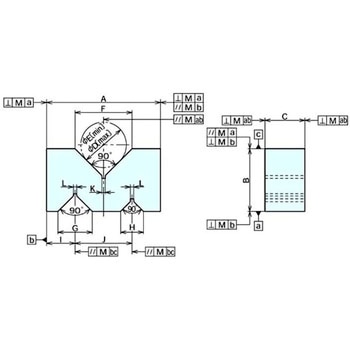 VブロックA型 ナベヤ Vブロック(ヤゲン台)・X型ブロック 【通販