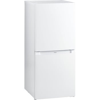 JR-NF121C(W) 2ドア冷凍冷蔵庫 ファン式 121L 1台 Haier(ハイアール