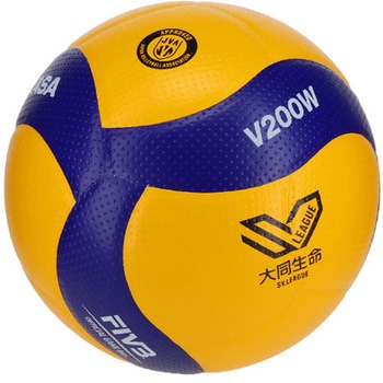 V200W-SV バレーボール国際公認球 検定球5号 MIKASA (ミカサ) ブルー
