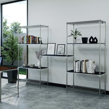 ベーシックシリーズ ワイヤーシェルフ・クローム ERECTA(エレクター