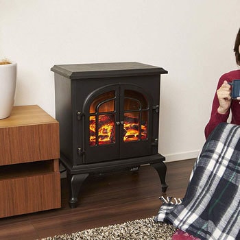 YDH-SL10P 暖炉型セラミックファンヒーター 1台 YAMAZEN(山善) 【通販