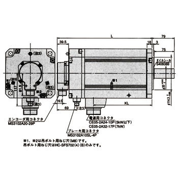 HC-SFS352 サーボモータ 標準モータ 1台 三菱電機 【通販モノタロウ】