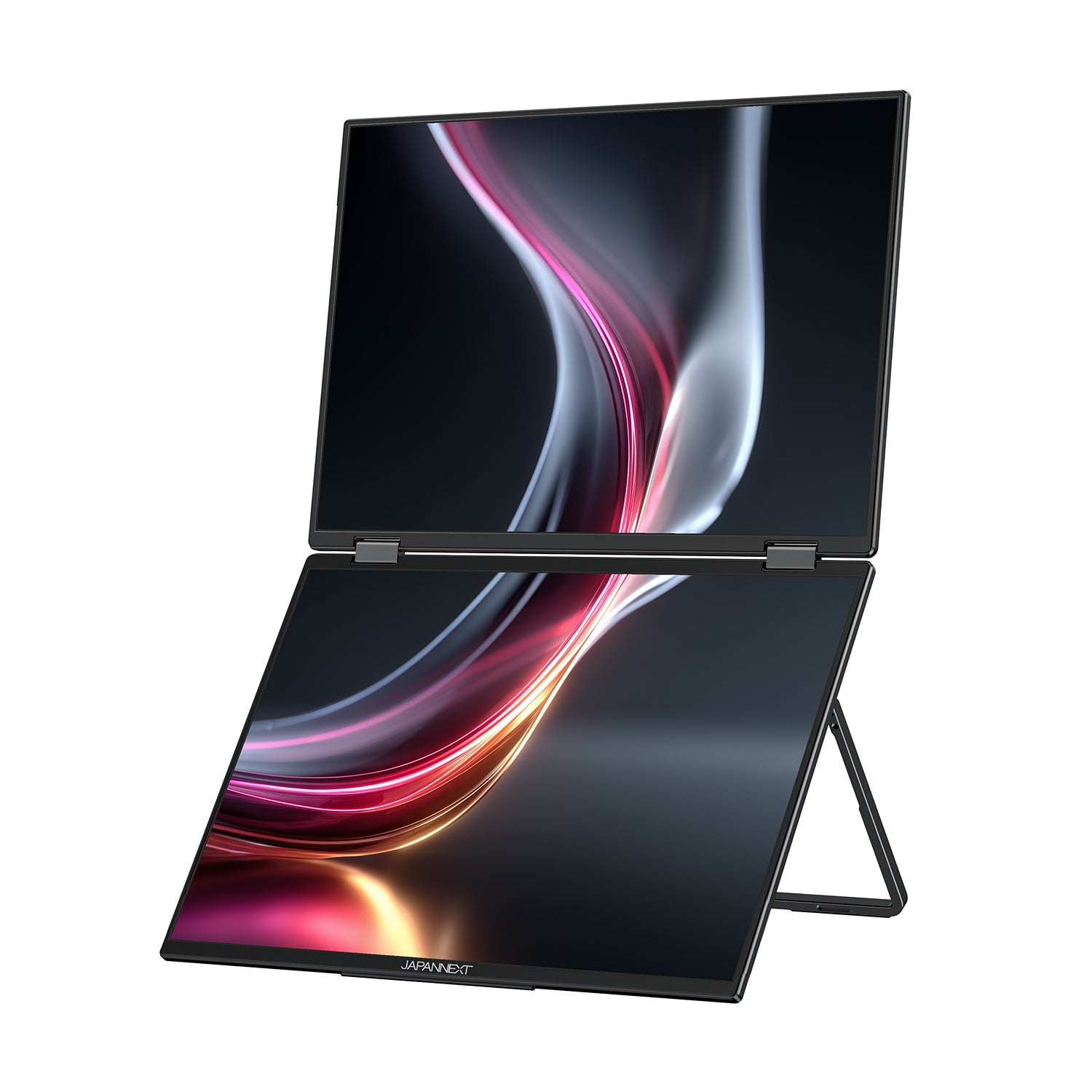 JAPANNEXT 14インチ IPSパネルx2搭載 WUXGA(1920x1200)解像度 デュアル