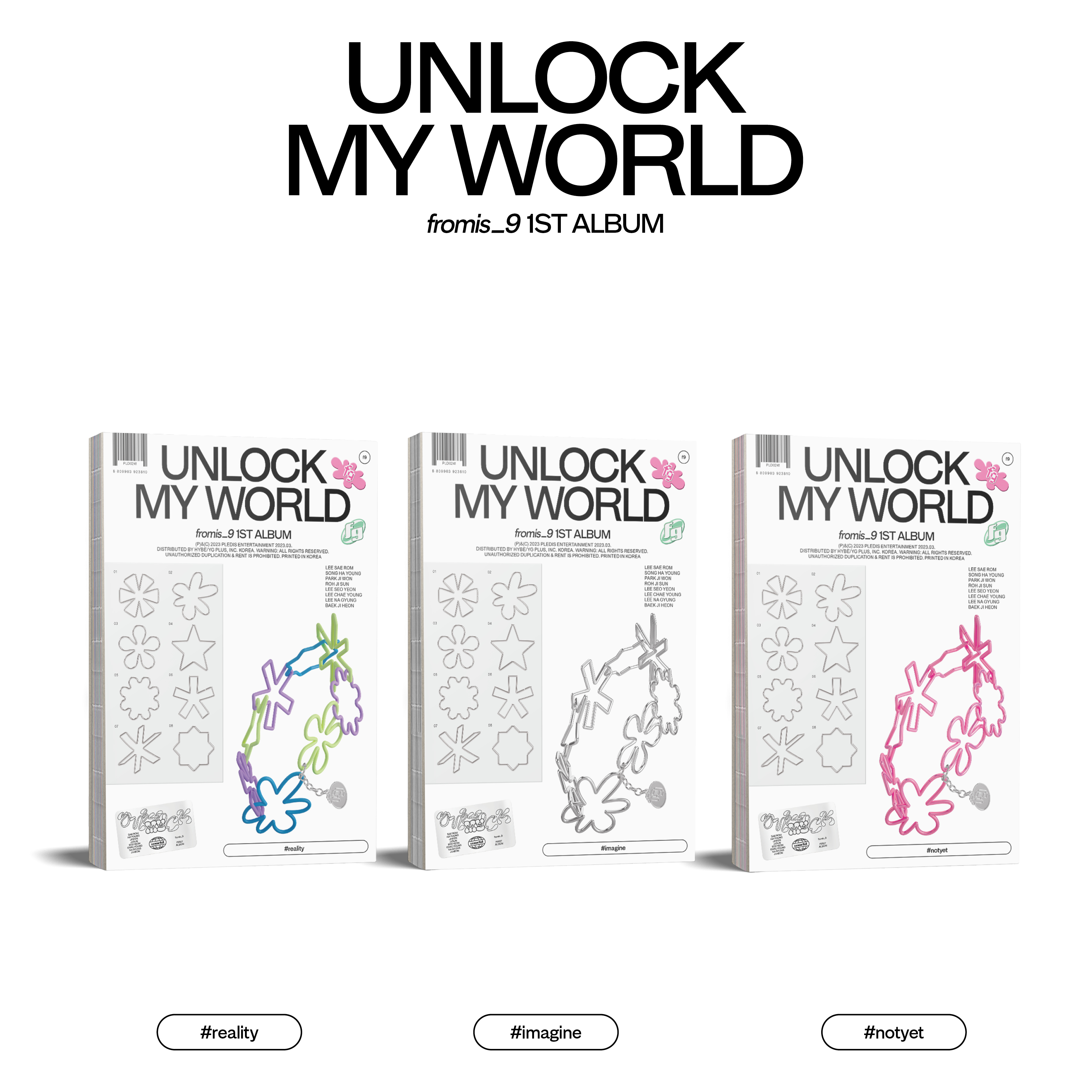 jp.ktown4u.com : fromis_9 - 1st Album [Unlock My World] (ランダム