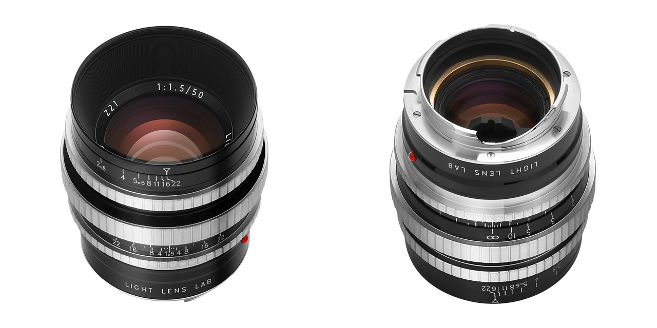 LIGHT LENS LAB、世界限定600本「M 50mm f/1.5 Z21 ピアノブラック