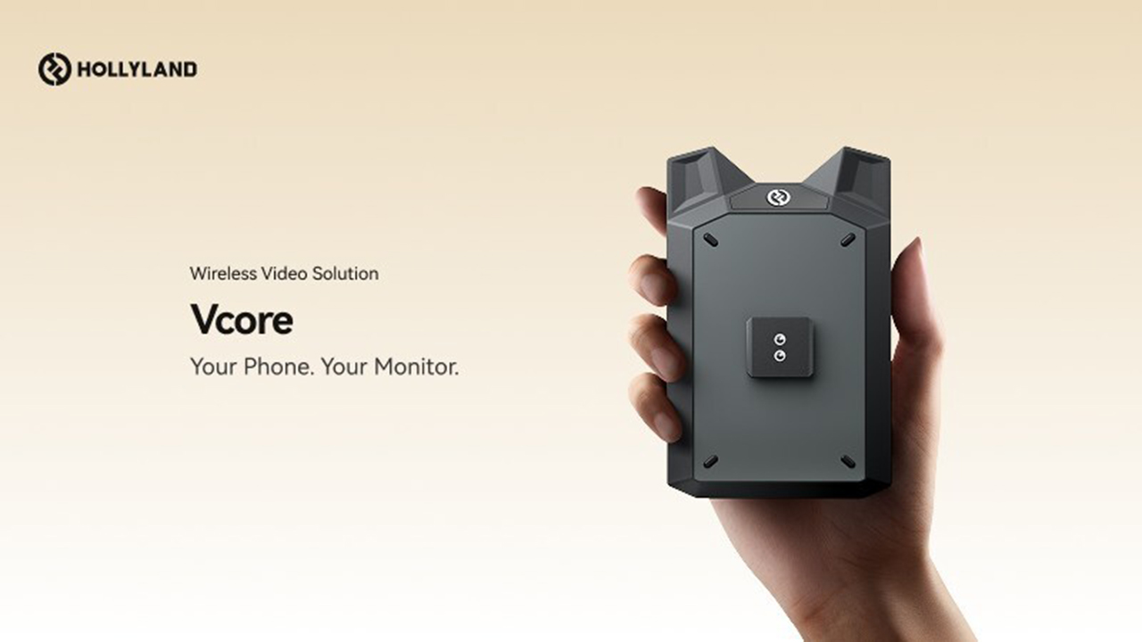 Hollyland、ワイヤレス伝送システム「Vcore」発表。手持ちのスマホで4K