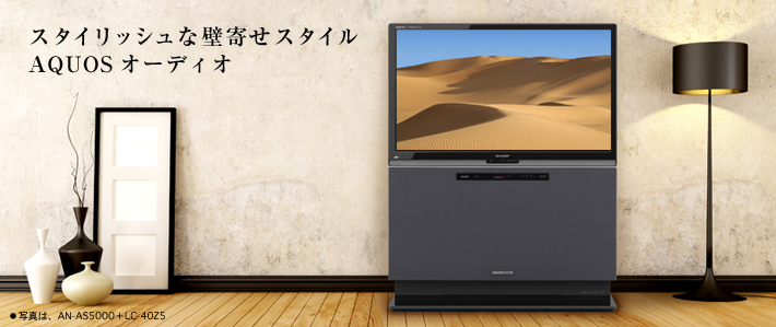 シアターラックシステム 「AN-AS6000/5000」｜AQUOS オーディオ