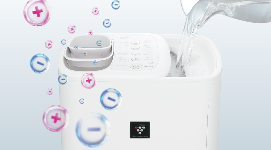 清潔設計 | HV-T75 | プラズマクラスター加湿器：シャープ