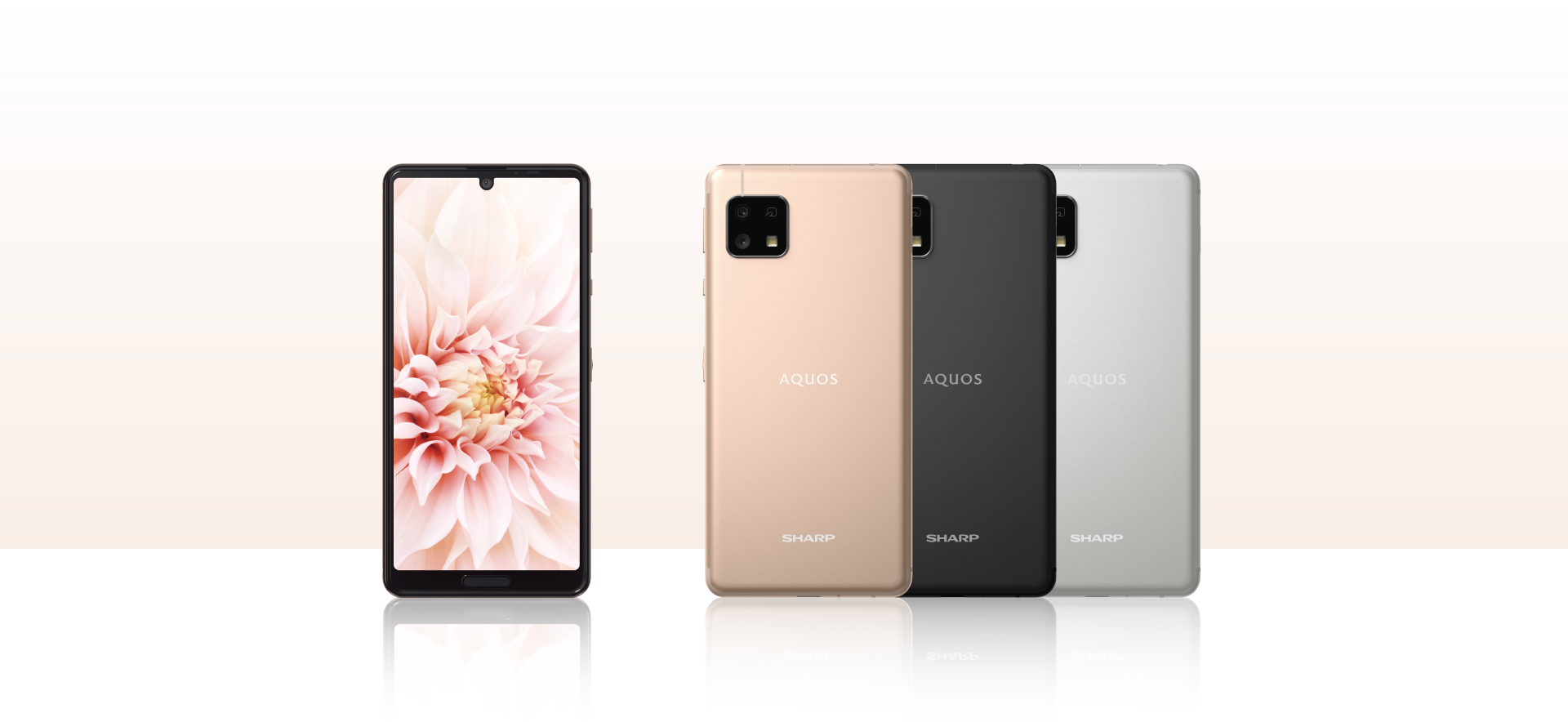 AQUOS sense4 liteのデザイン・色｜AQUOS：シャープ