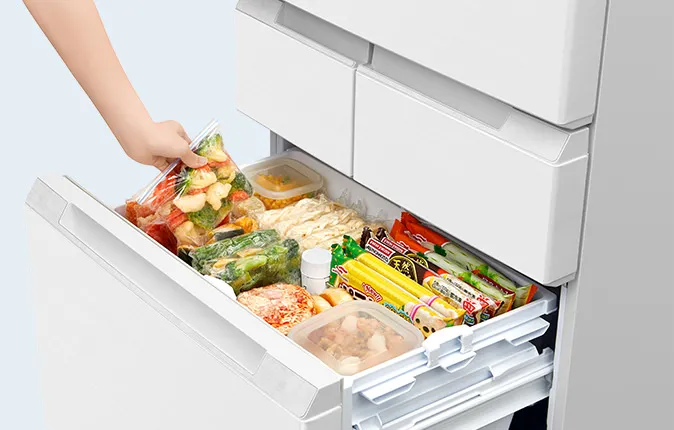 冷凍室 | SJ-MF46M | 冷蔵庫：シャープ