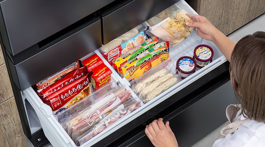 冷凍室 | SJ-MF61R | 冷蔵庫：シャープ