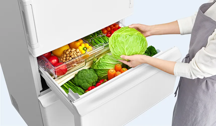 野菜室 | SJ-PW37K | 冷蔵庫：シャープ