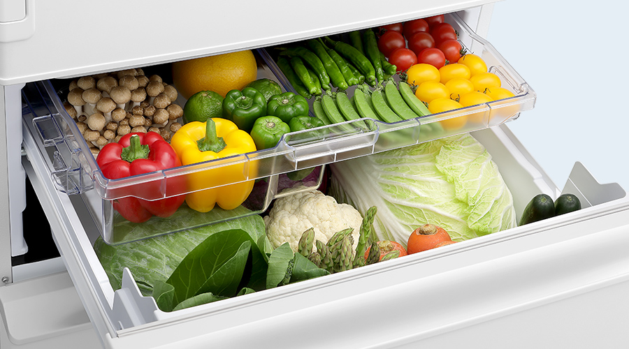 野菜室 | SJ-XW41P | 冷蔵庫：シャープ