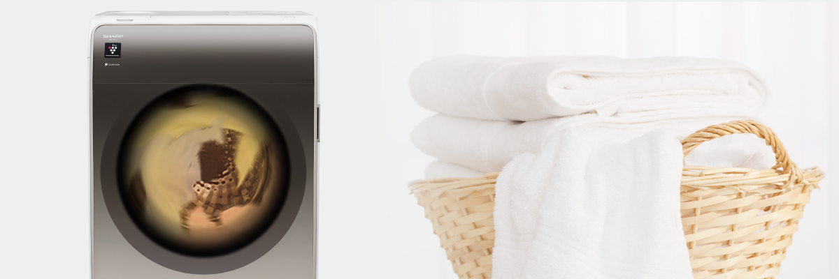 乾燥 | ES-V11A｜洗濯機：シャープ