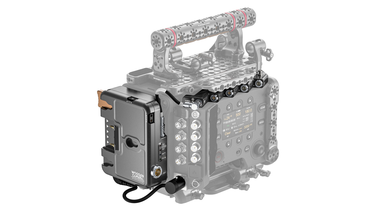 Wooden Camera、ソニーシネマカメラ用「Gold Mount Plus D-Box」および