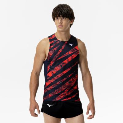 汗処理／通気】MTCドライエアロフローレーシングシャツ(陸上競技