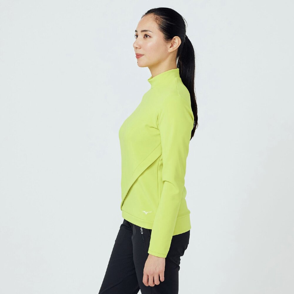 アシンメトリーハイネックシャツ|E2MAC734|長袖シャツ|ゴルフウエア