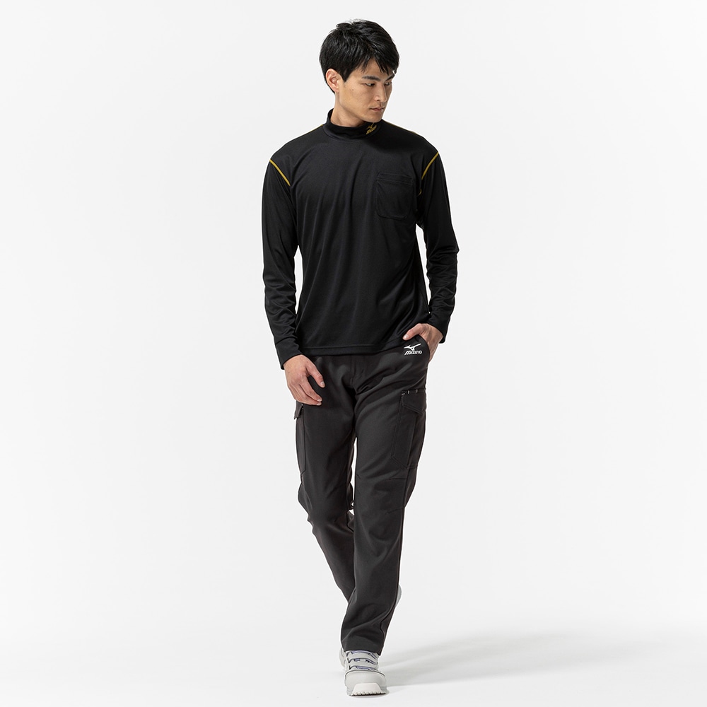 ナビドライ ハイネック ワークシャツ(長袖)|F2JA0183|ウエア