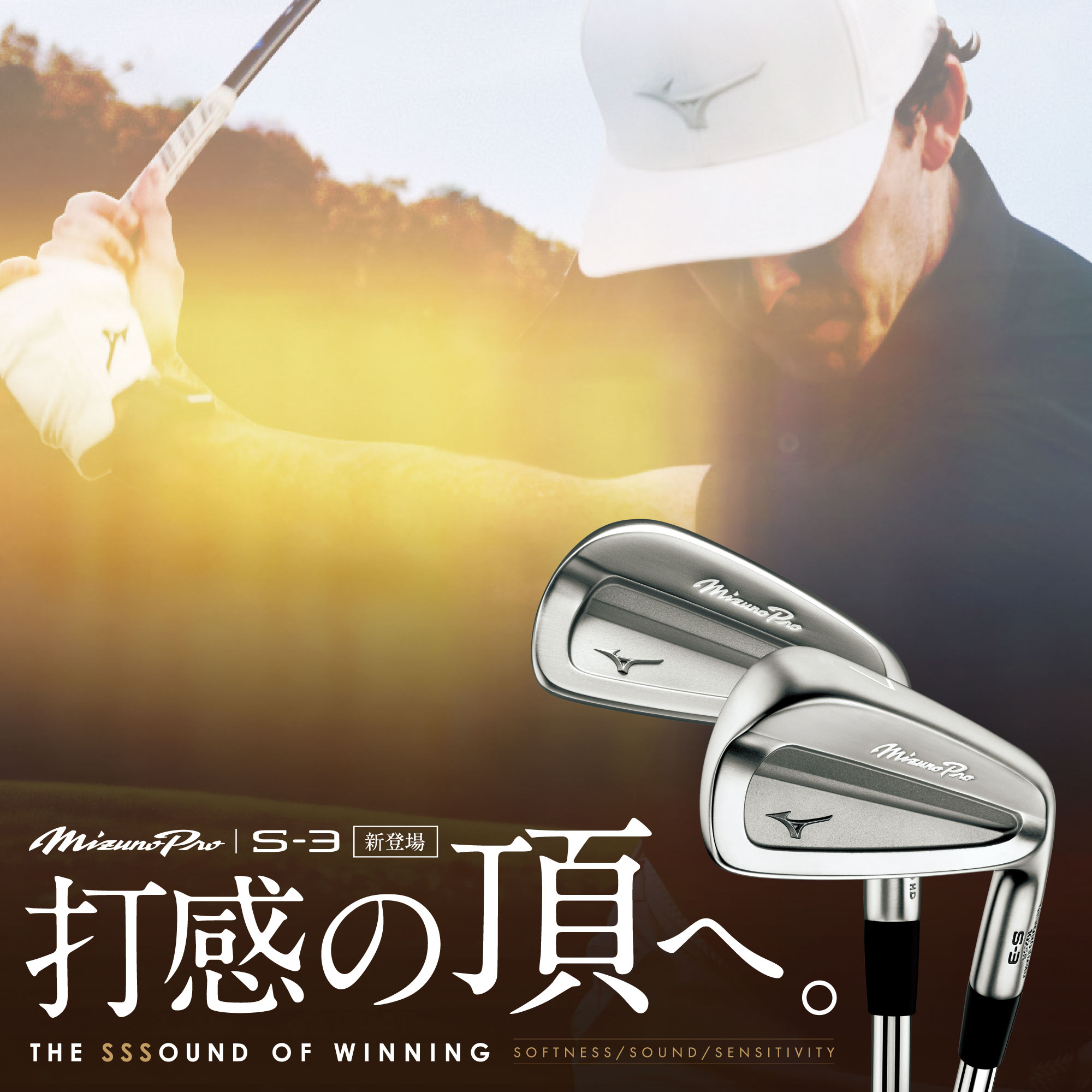 Mizuno Pro S-3 アイアン6本組(No.5～9、PW)(Dynamic Gold 120