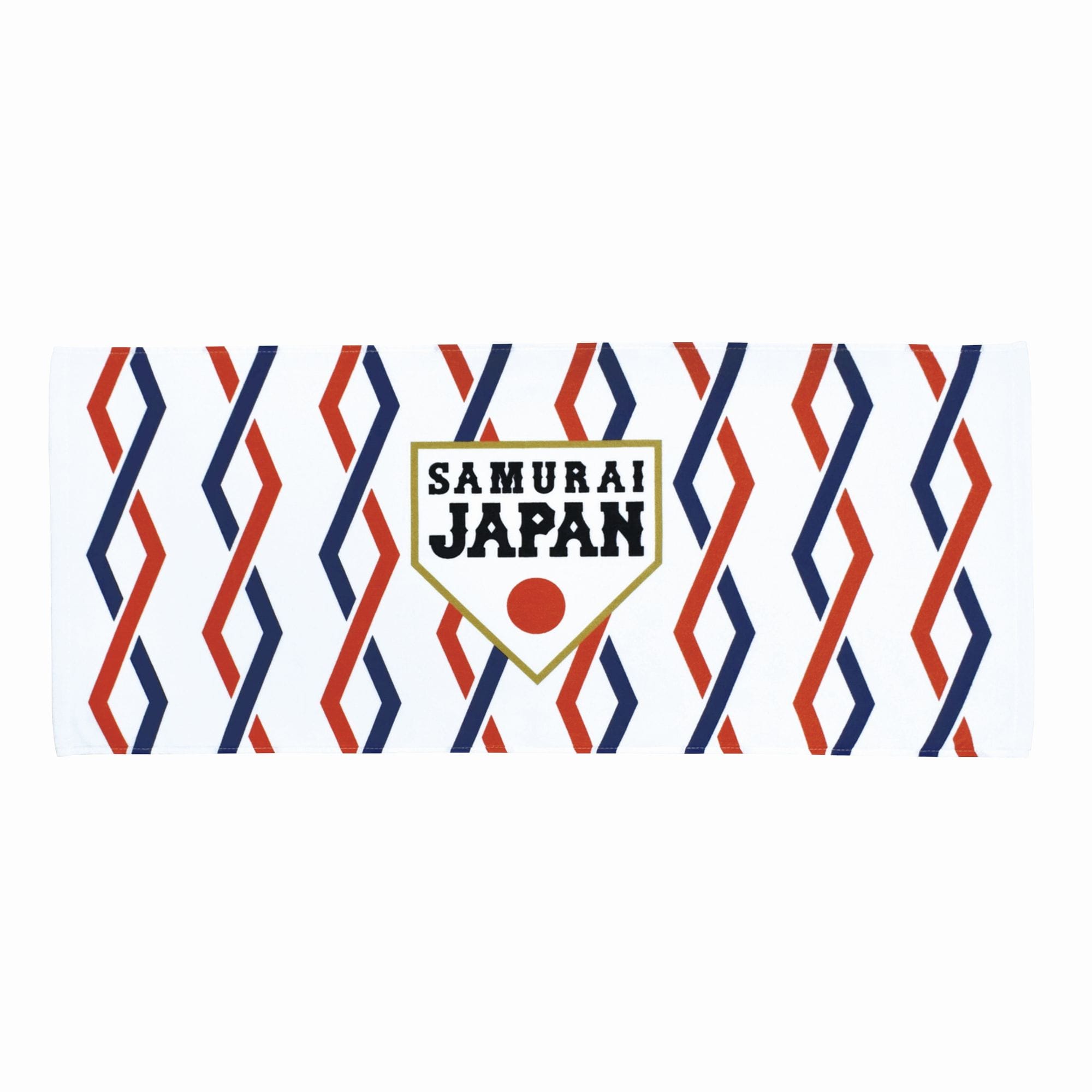 侍ジャパン フェイスタオル(無双ストライプ)／22年モデル|16JRXJ03|侍