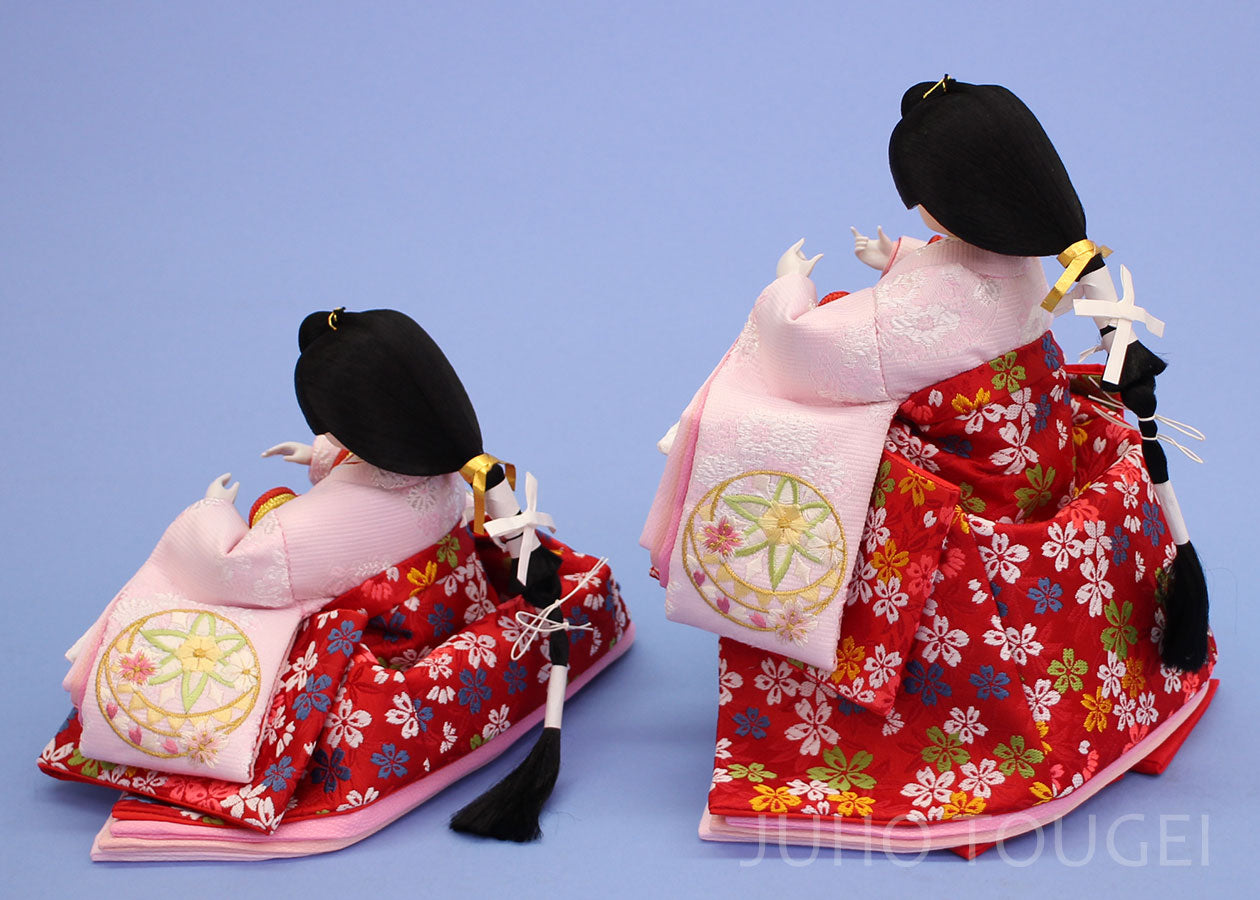 雛人形単品三人官女5 六寸30608-VMG – 寿鳳人形の東芸