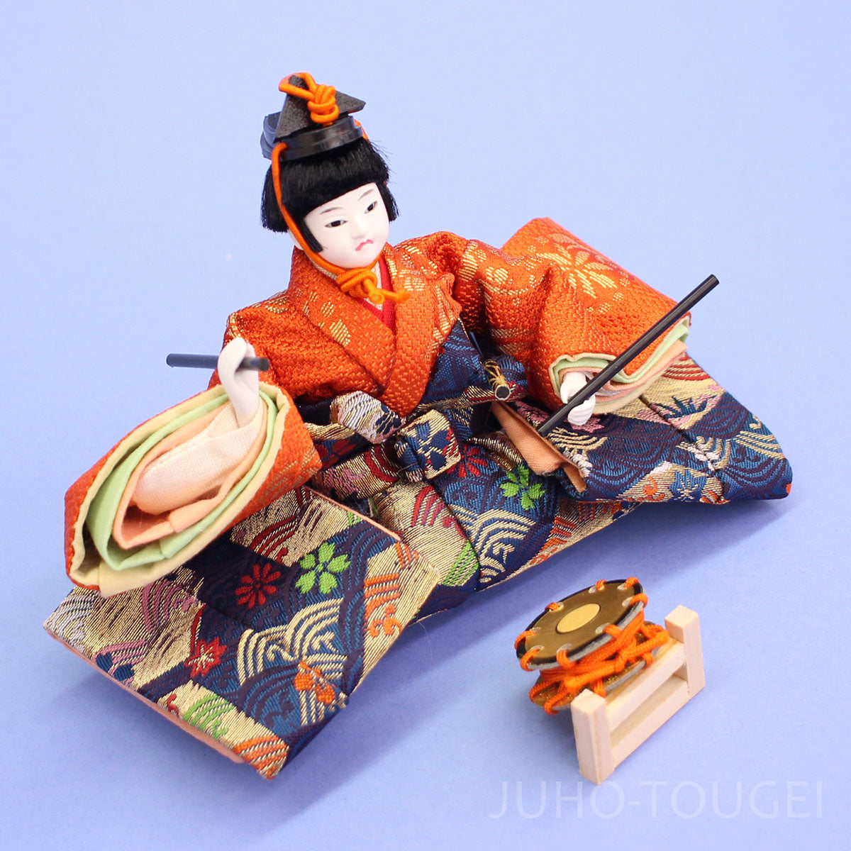 雛人形の持ち物、小道具 五人囃子小道具 ①柳セット – 寿鳳人形の東芸