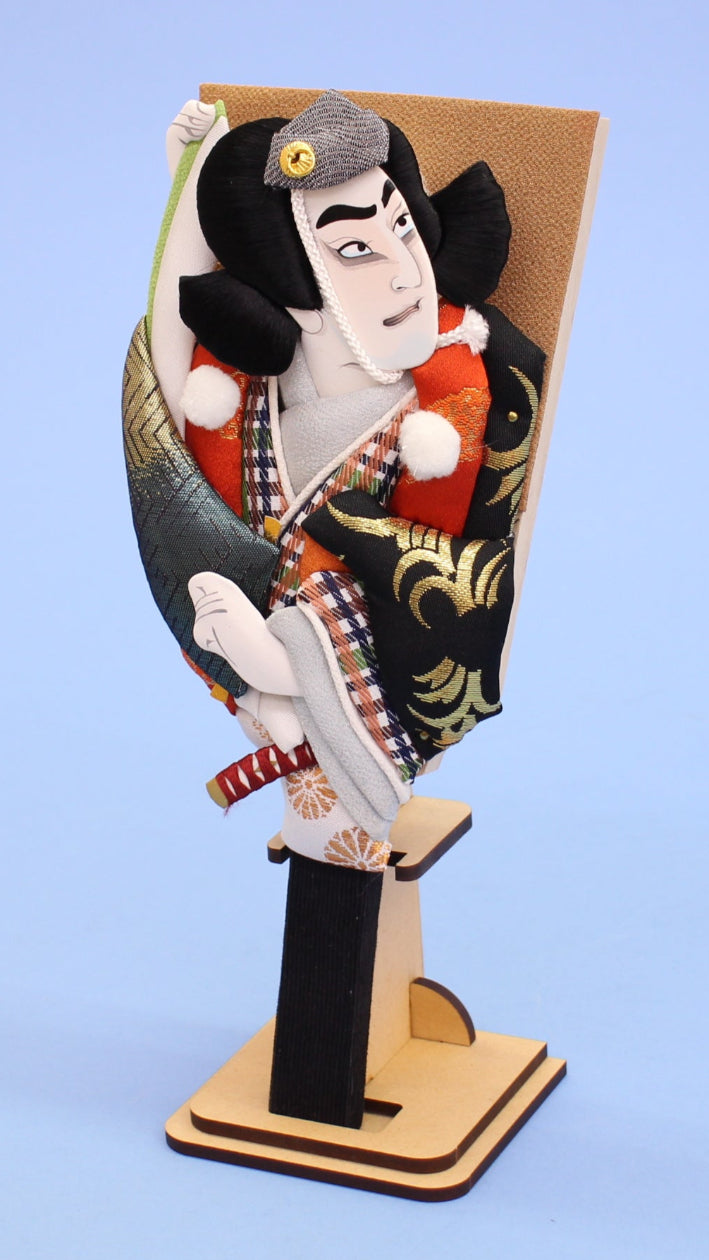 歌舞伎羽子板 8号弁慶 スタンド付き – 寿鳳人形の東芸