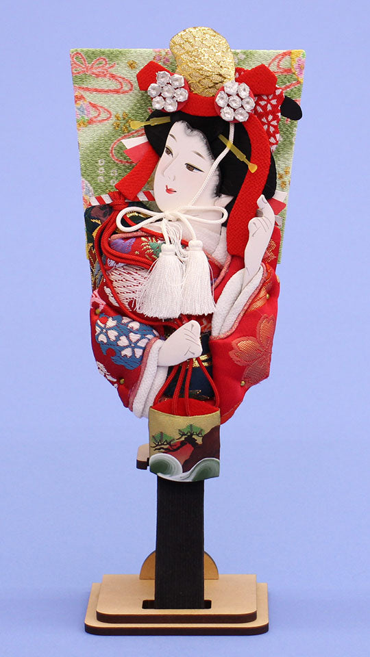 8号押絵羽子板 女物 アクリルケース入り – 寿鳳人形の東芸