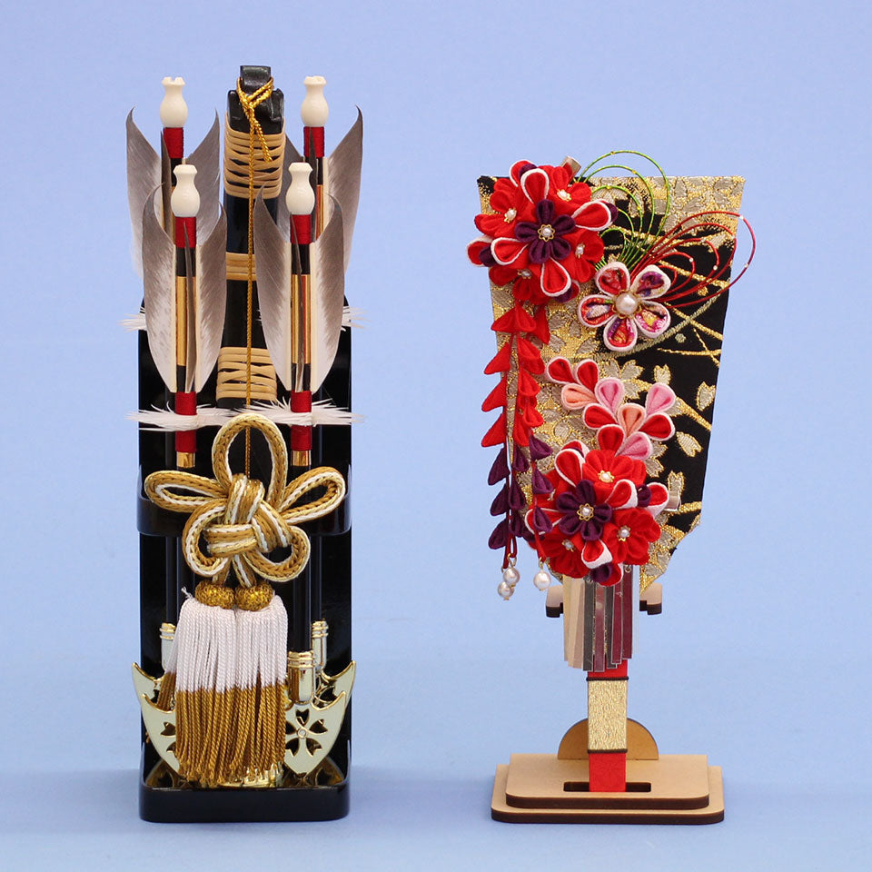 人形専門店の正月飾り羽子板、破魔弓2個セット – 寿鳳人形の東芸