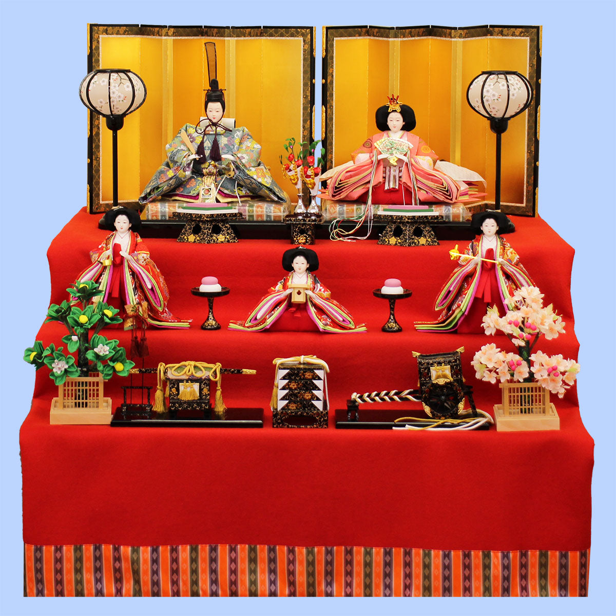 雛人形三段飾り、五段飾り、七段飾りの販売 – 寿鳳人形の東芸