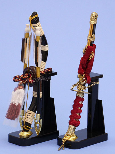 五月人形用付属品、弓太刀セット単品販売 8号武蔵 – 寿鳳人形の東芸