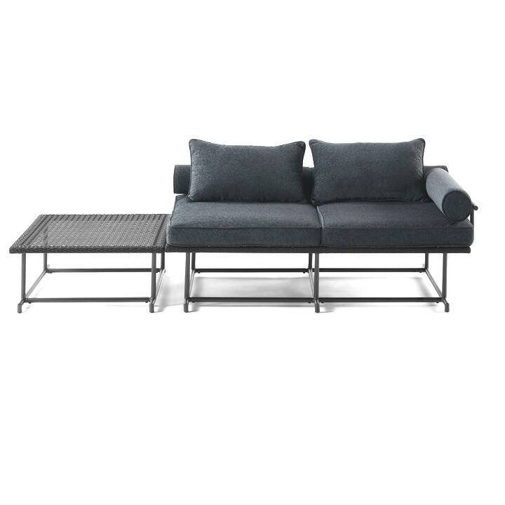 MA-ソファ ダブル サイドテーブル付き ｜ JUICYFURNITURE